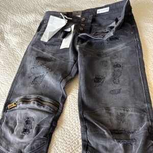 G-Star RAW | 5620 3D Zip Knee Skinny Jeans | Distressed Wash | Men's Sz 31x32